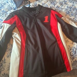 Black and Red Motorcycle Jacket